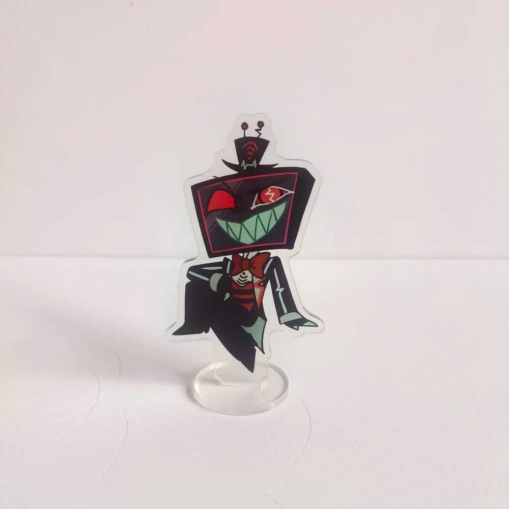 Anime Hazbin Hotel Alastor Morningstar Cosplay Acrylic Stand Cartoon Figure Birthday Gift Decor Collection