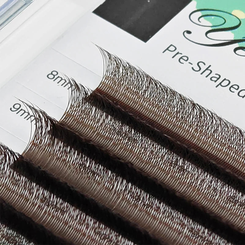 Premade 3D W Style Eyelash Extensions - Natural Soft Dense Flare Makeup Lashes