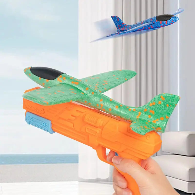 Children's Foam Aircraft Glider Toy - Outdoor Parent-Child Flying Game Set