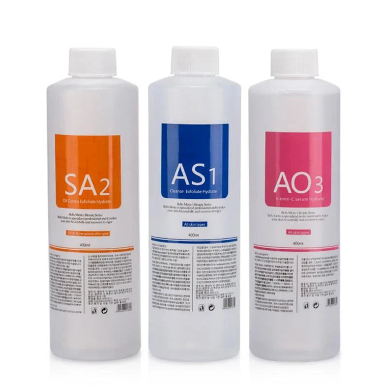 Facial Serum Kit for Skin Deep Cleaning & Hydration - 3x400ml