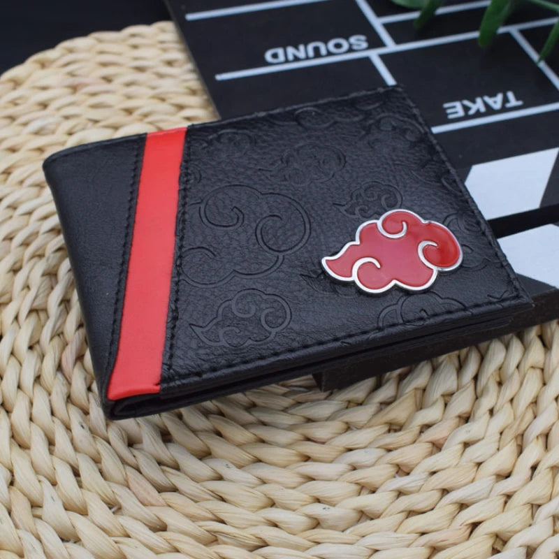 Naruto Sasuke Akatsuki Cloud Cartoon Wallet Card Holder Passport Cover - Men's Gift
