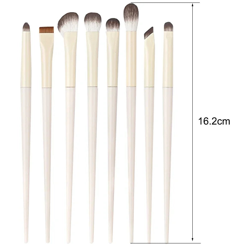 Professional Eye Makeup Brush Set - 5/6/8/10PCS Soft Contouring and Eyeshadow Brushes
