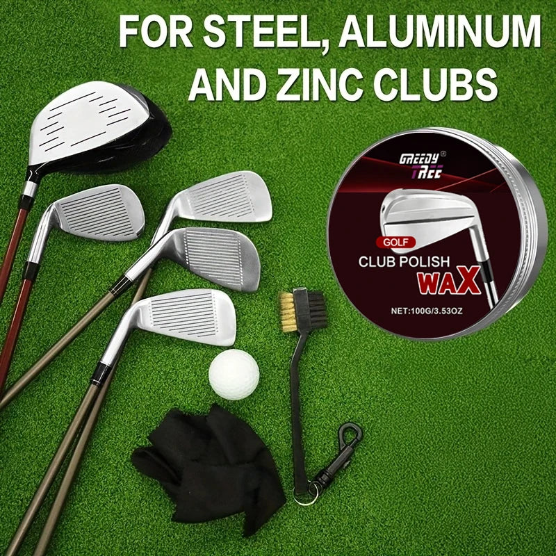 Golf Club Polishing Wax - Scratch Removal & Mirror Shine Restorer