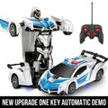 Remote Control RC Car 2-in-1 Transformation Robot Sports Vehicle Kids Toy Gift