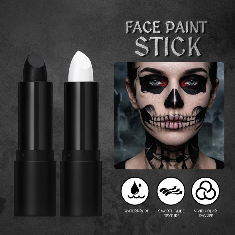 Halloween Makeup Set 5pcs Face Cosmetic Kit with Fake Blood & Eyeliner