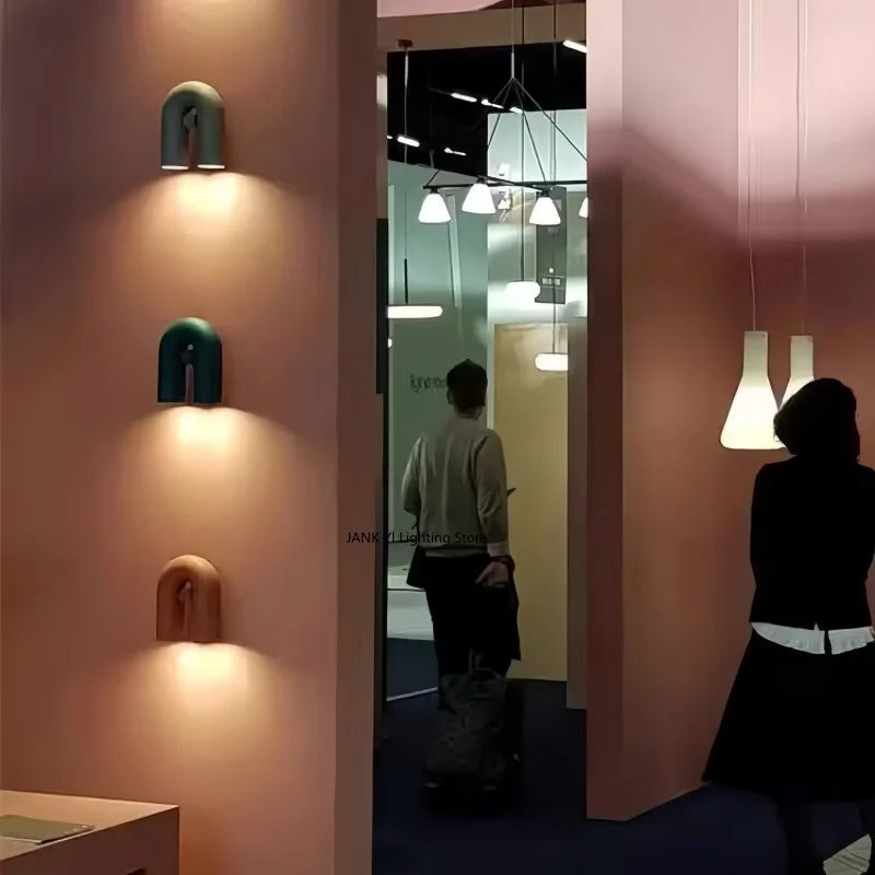 Wall Light Fixture LED Wall Lamp for Living Room Kitchen Decor Black Modern Design