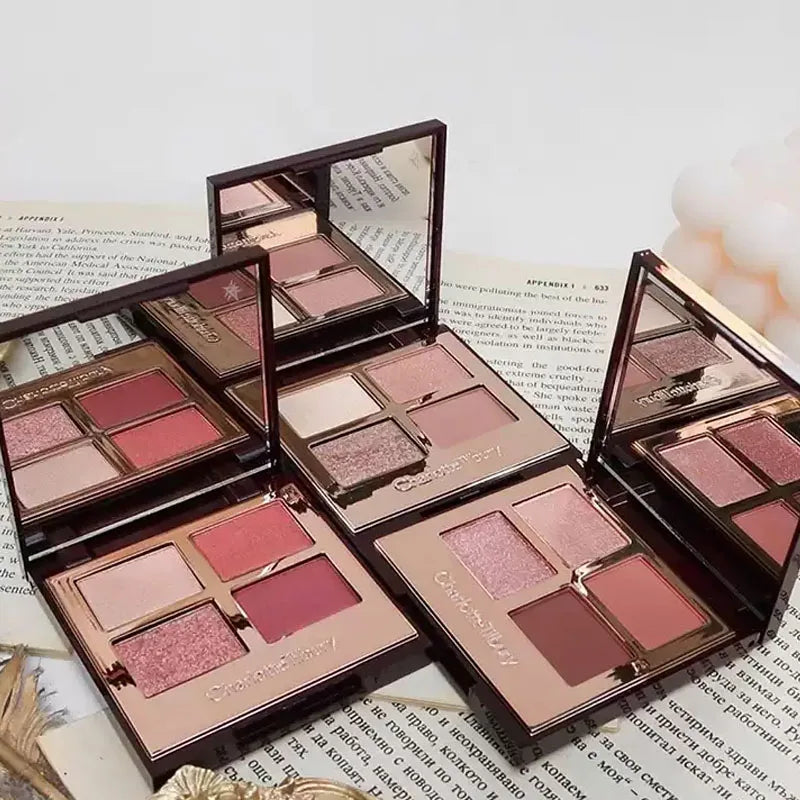 Multi-Color Eye Shadow Palette with Lipstick and Lip Gloss Set for Summer Makeup