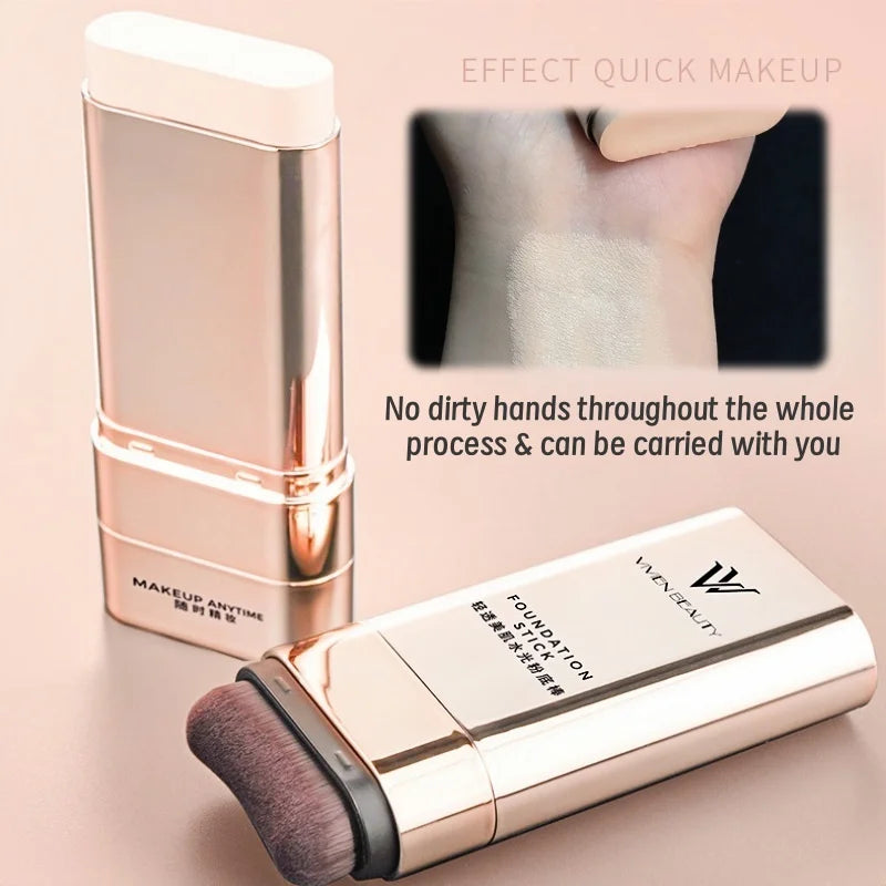 Double-Head Foundation & Concealer Stick - Waterproof Long-Lasting Face Makeup
