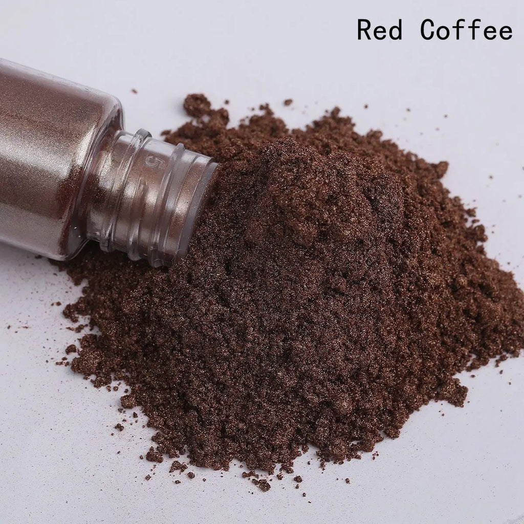 Colorful Pearl Mica Powder for Nails, Soap, Resin, Makeup & Car Paints - 126 Colors