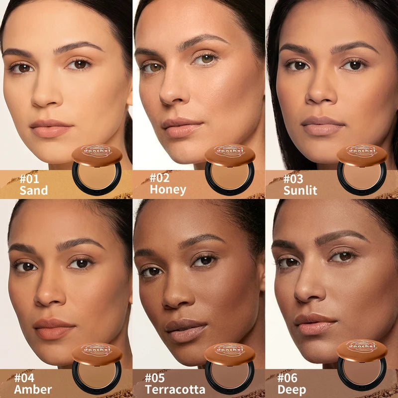 Long Lasting Waterproof Oil Control Face Powder - Soft Matte Setting Makeup