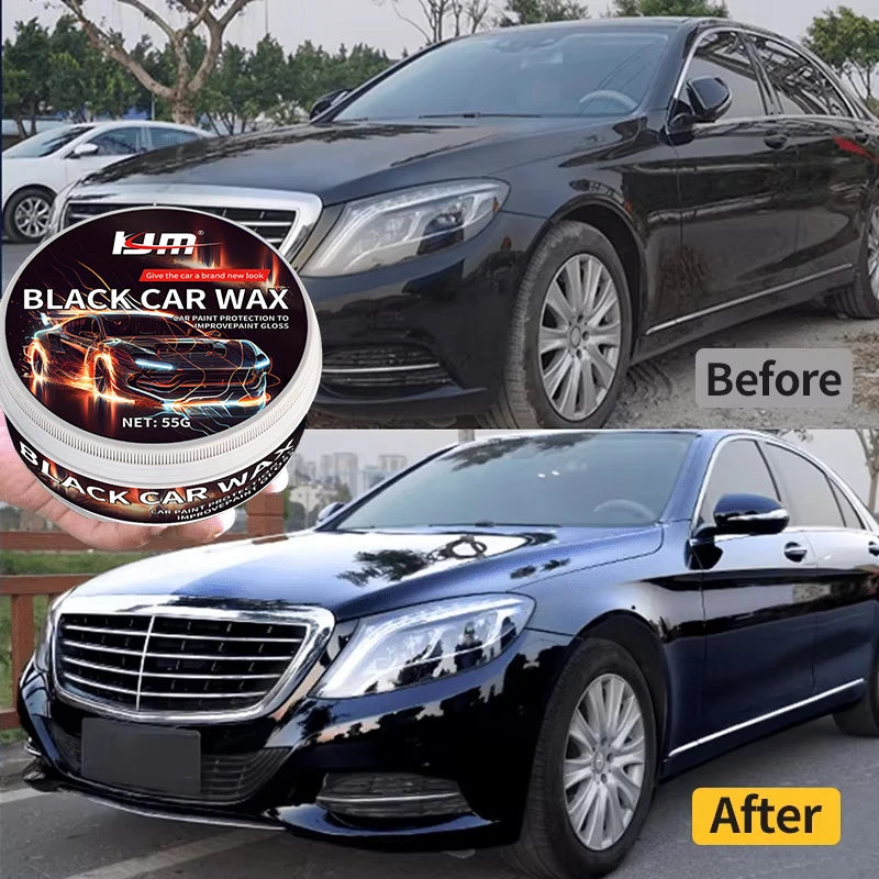High Gloss Black Car Wax - Long-Term Paint Protection & Auto Polishing