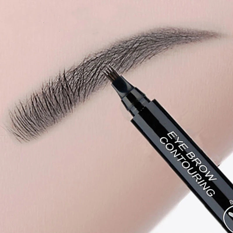 Waterproof Liquid Eyebrow Pencil for Natural & 3D Brows - Microblading Style
