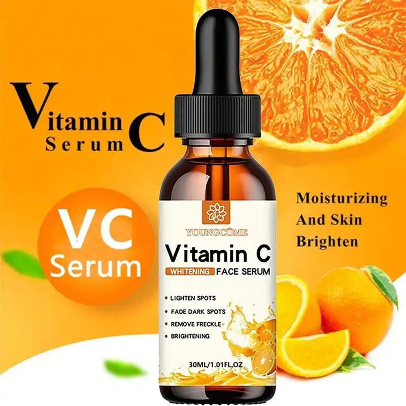 Vitamin C Facial Essence with Hyaluronic Acid - Brightening & Moisturizing Skin Care 30ml