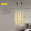 Modern Pendant Ceiling Lamp for Living Room & Bedroom - Minimalist Chandelier Lighting Fixture
