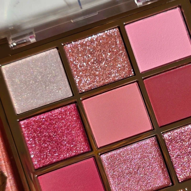 Colorful Hydrating Lip Gloss & Eyeshadow Palette Set with Lipstick & Blush