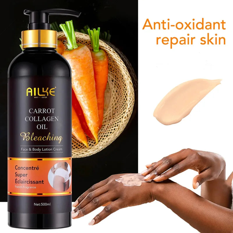 Whitening Skin Care Set with Dark Spot Corrector and Moisturizer - Collagen & Natural Ingredients