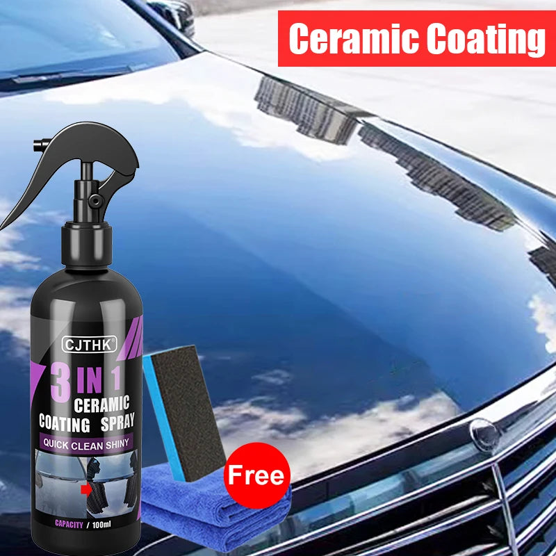 Car Ceramic Nano Coating Liquid Spray for Hydrophobic & UV Protection