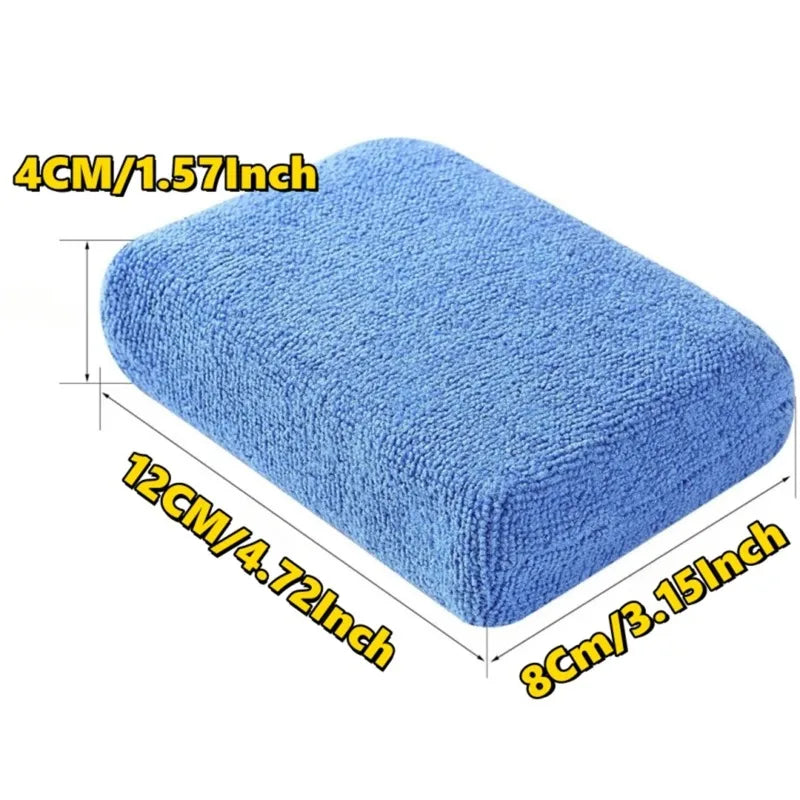 8PCS Microfiber Car Wax Applicator Pads Set for Auto Detailing and Paint Care