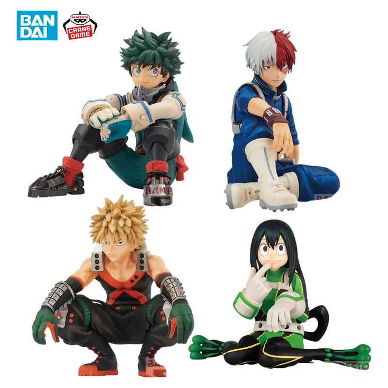 Anime Action Figure Toys - My Hero Academia Midoriya & Bakugou Collection - 10cm PVC Figures for Kids & Gifts