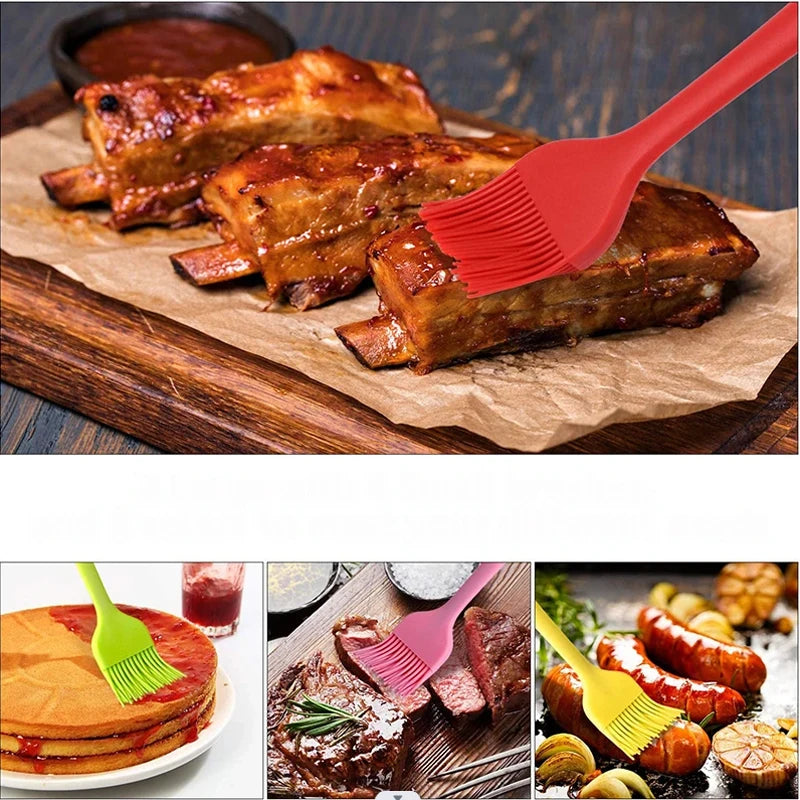 Silicone Basting Brush for Cooking & Baking Heat-Resistant Oil & Pastry Application
