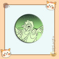 Creative Cartoon Enamel Pins for Bags Clothes Hats - Round Badge Brooches