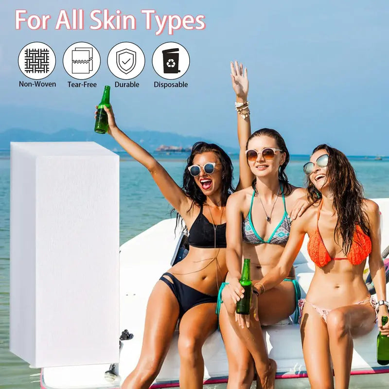Hair Removal Wax Strips Set - Nonwoven Body & Leg Epilator Paper Rolls
