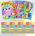 Children Dot Coloring Book with Mosaic Puzzle Stickers - Creative Educational Art Toy