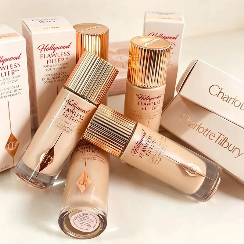 Matte Waterproof Liquid Foundation & Concealer Powder for Flawless Skin - Multiple Shades