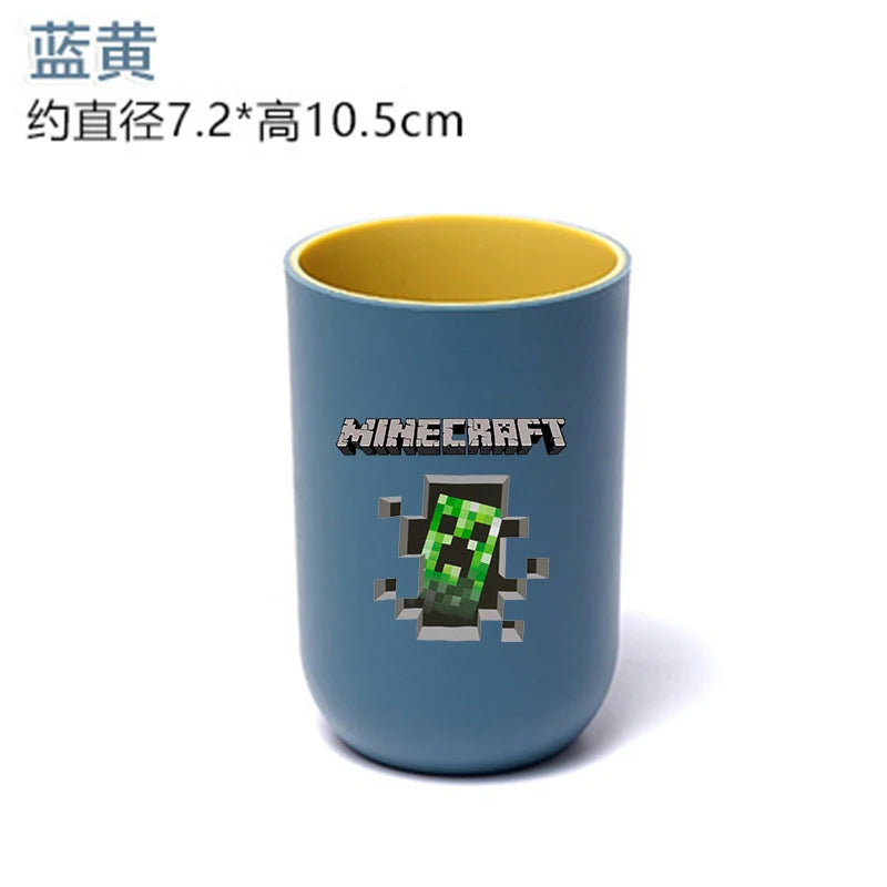 Pixel Game Man Water Cup for Fans - Rinse & Toothbrush Holder