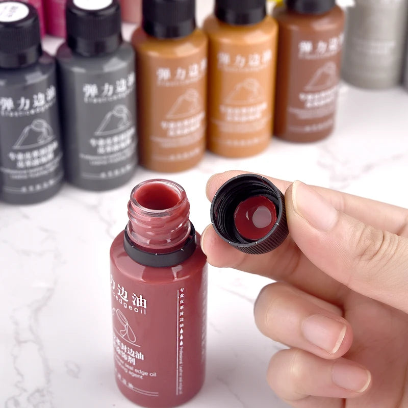 Leather Edge Repair Paint Oil Dye - 30ml Leather Edge Finish & Colorant