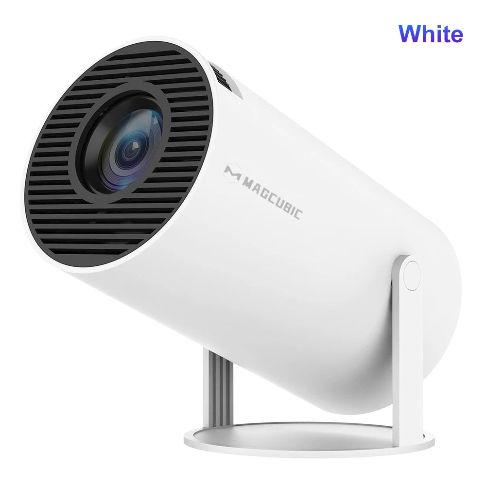 Mini Portable 8K Full HD Projector with Android 14, Bluetooth 5.4, 290 ANSI, 40-200 Inch Screen
