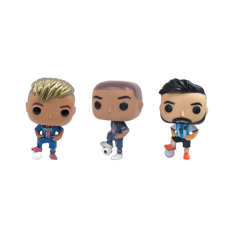 Football Action Figures Set - Soccer Player Collectible Toys for Kids
