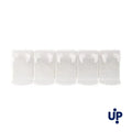 Wall-Mounted Cosmetic Storage Rack - 5-Grid Bathroom Organizer Shelf, Punch-Free, Cuttable, Plastic