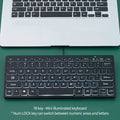 Portable Wired Mini Keyboard for Laptop and PC - 78 Keys, External Computer Accessory