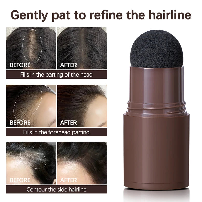 Waterproof Hairline Powder Root Cover Up for Natural Hair & Brow Enhancement - Multiple Colors