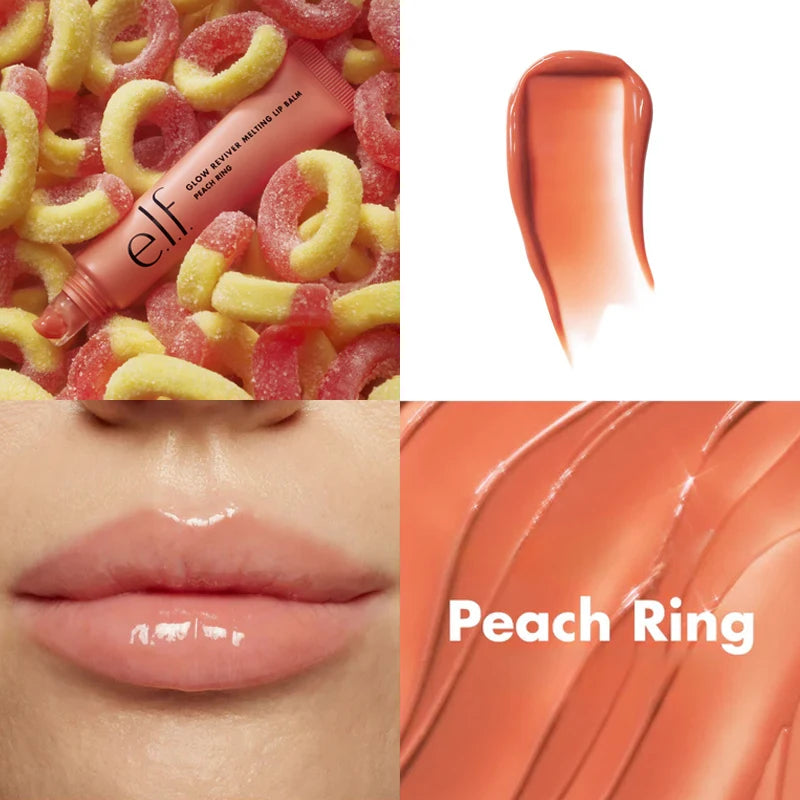 Moisturizing Lip Gloss Set with Fruit Flavors - Mango & Watermelon, Exfoliates Dead Skin, Makeup Gift
