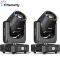 2-Pack Moving Head Stage Lights RGBW DMX Sound Activated DJ Lighting for Wedding Parties