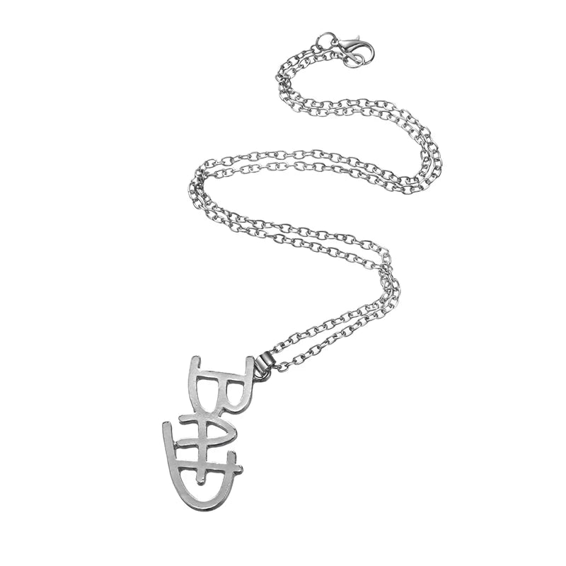 Michael Jackson BAD Necklace Rock Roll Pendant Punk Jewelry Unisex Gift