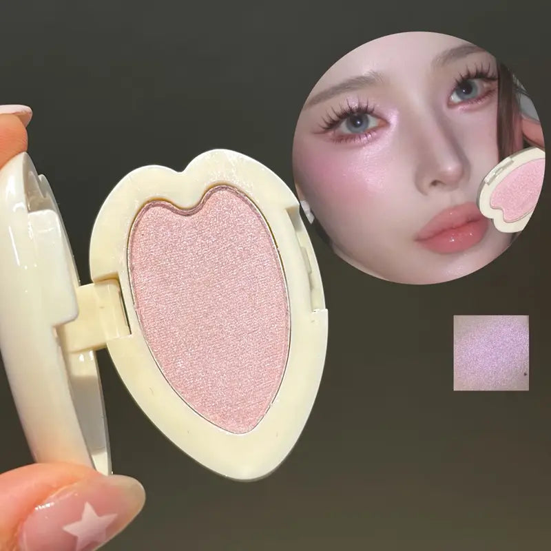 Multi-Use Face & Eye Highlighter Eyeshadow Glitter Palette - Portable