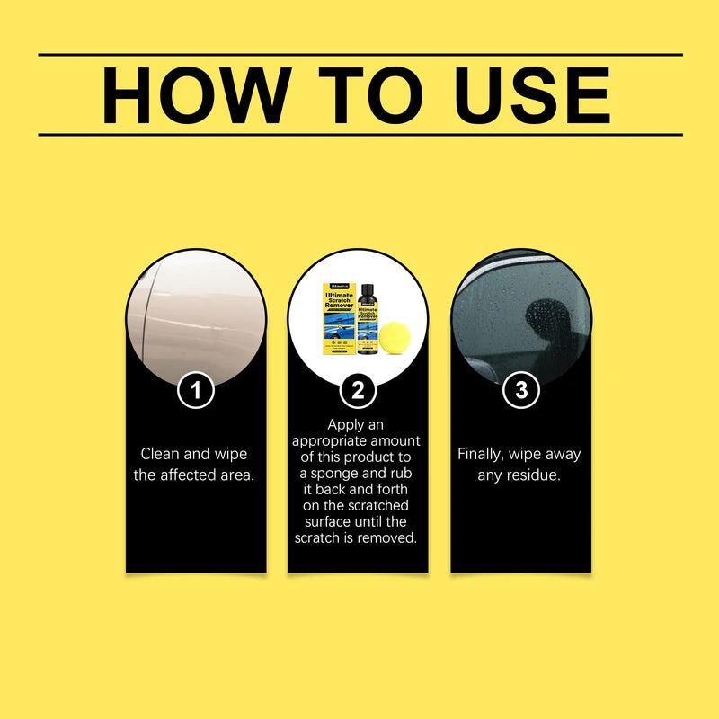 Car Scratch Repair Kit - Polishing, Refinishing & Brightening for Vehicle Body Care