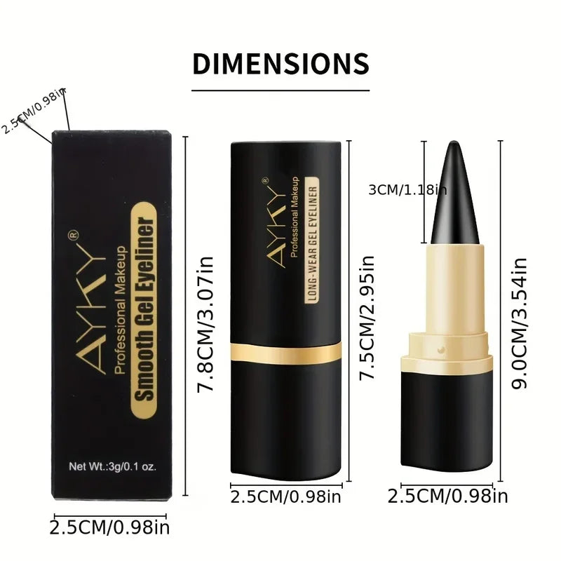 Waterproof Eyeliner Pen - Natural Look, Soft & Smudge-Resistant, Easy to Apply