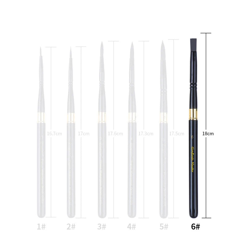 Watercolor Paint Brush Set - Portable Gouache Art Brushes for Acrylic & Watercolour Painting