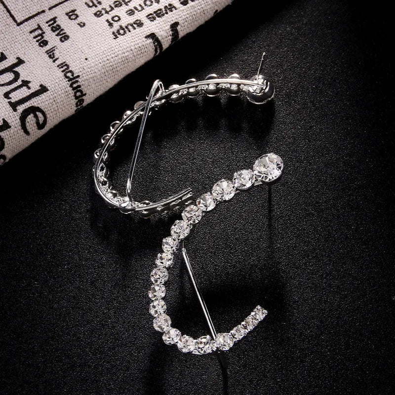 Minimalist Geometric Hoop Earrings - Stylish Lightweight Jewelry for Women