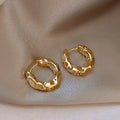Stainless Steel Chunky Hoop Earrings for Women Girls Statement Jewelry