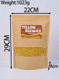 Pure Beeswax for Candle Making - Natural Granular Raw Materials - 1000g