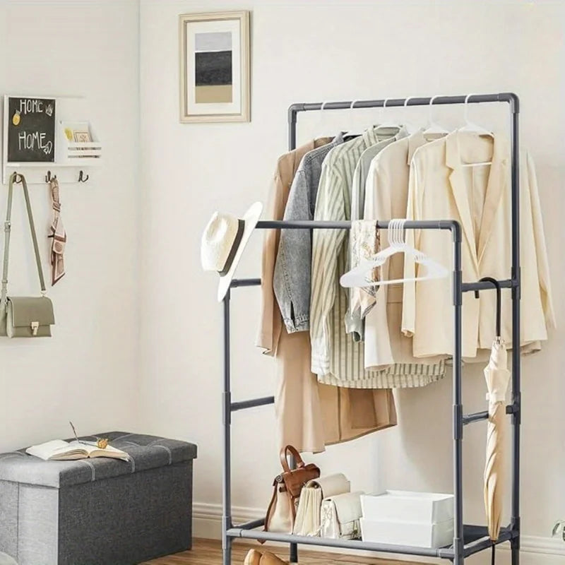Non-Slip Childrens Clothes Hangers Set - Durable Plastic Closet Organizers