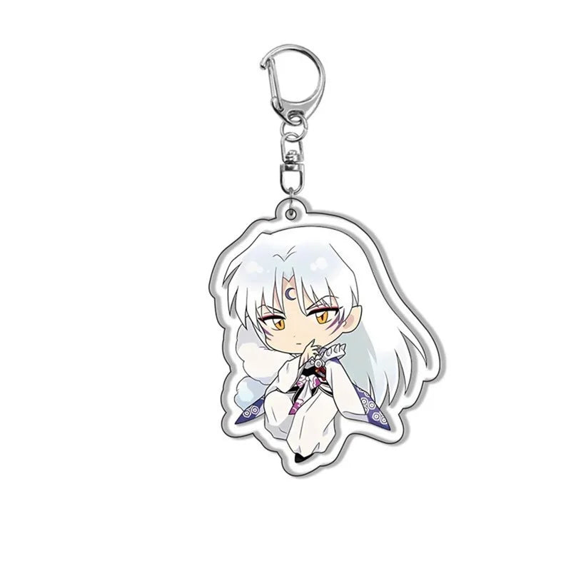 Anime Key Pendant - Sesshoumaru Keychain for Clothing, Bags & Gifts
