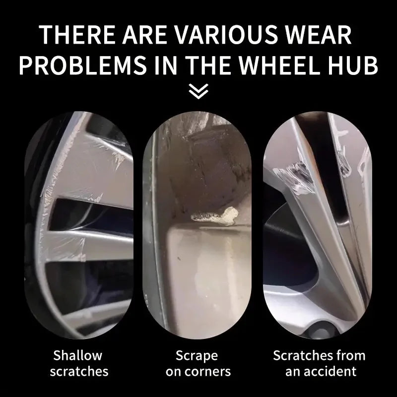 Car Wheel Scratch Repair Wax - 100g Tire & Wheel Polishing Treatment