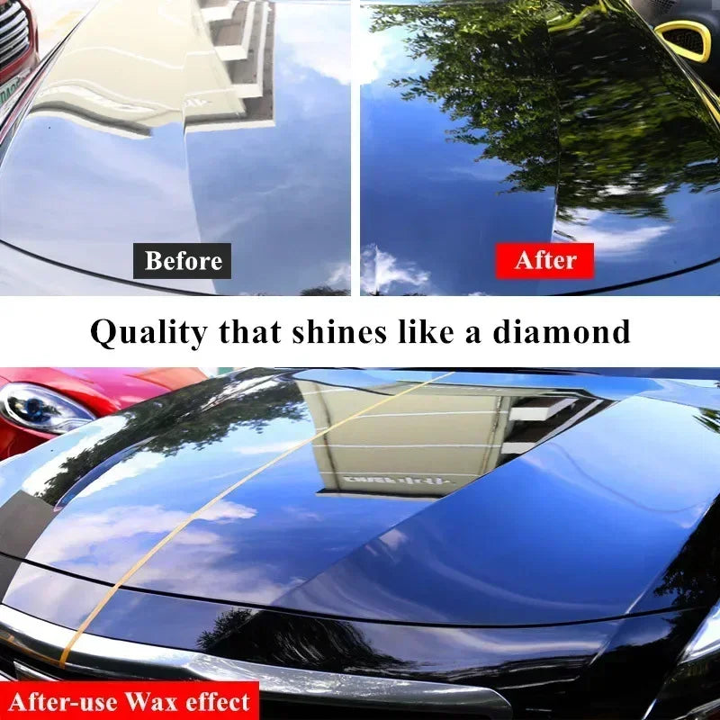 Car Wax Crystal Plating Set Waterproof Glossy Coating for Paint Protection