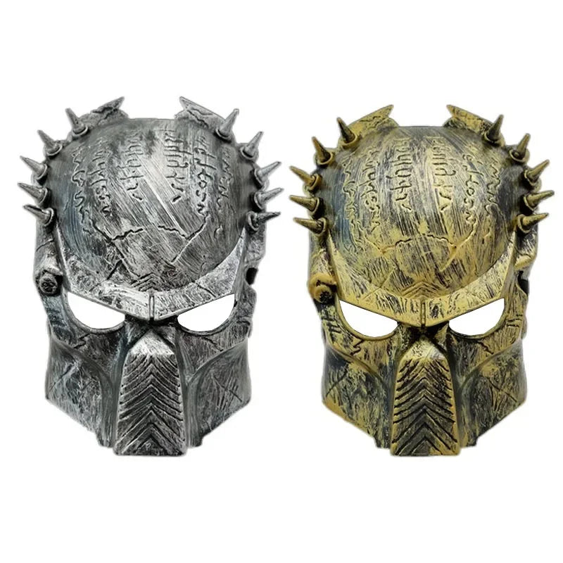 Predator Halloween Mask Cosplay Alien Mask with Rivets and Snap Closure